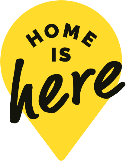Home Is Here logo